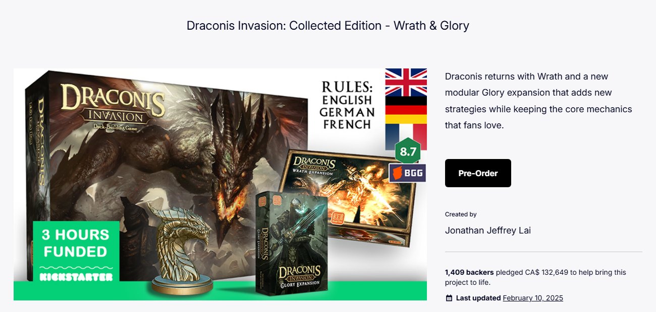 Draconis Invasion: Collected Edition on Kickstarter